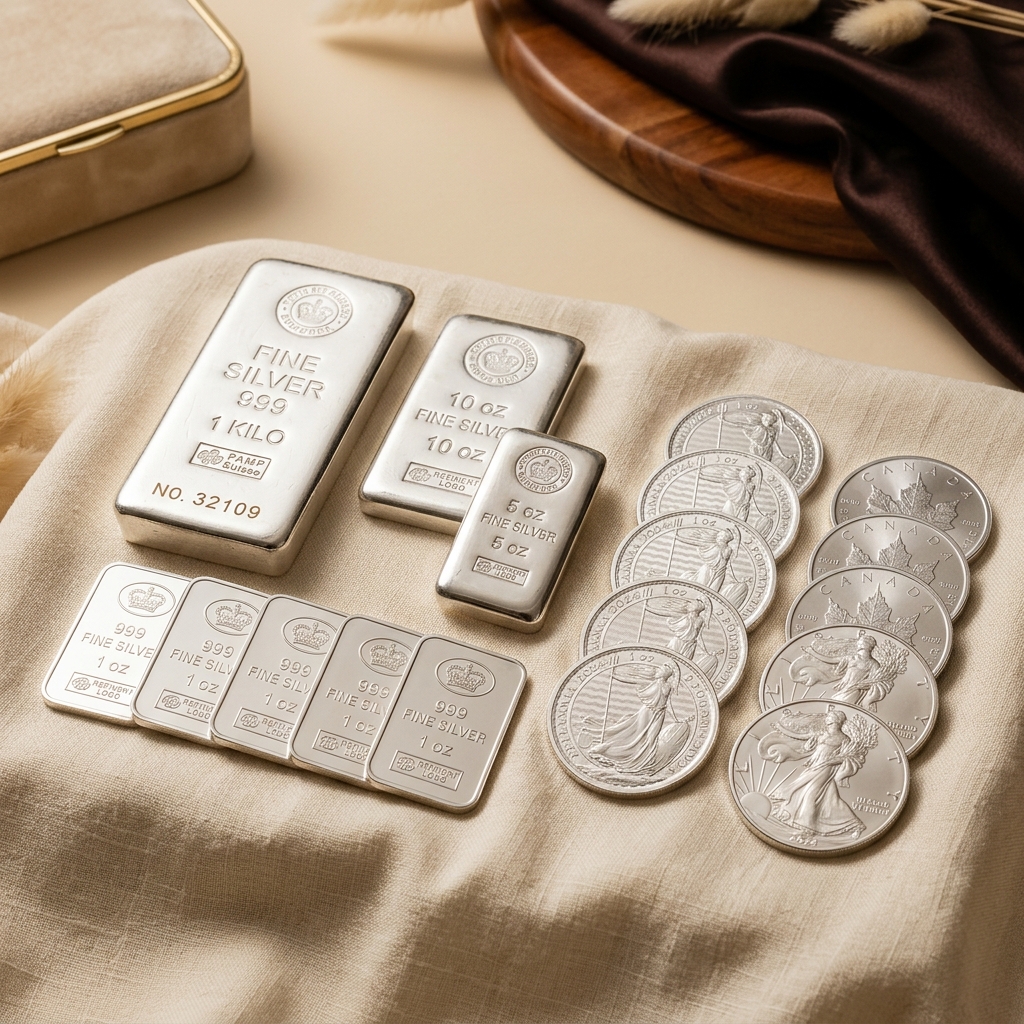 Silver Bars & Coins